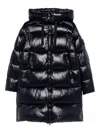 Save The Duck Isabel Long Down Jacket In Black