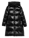 Save The Duck Isabel Long Down Jacket In Black