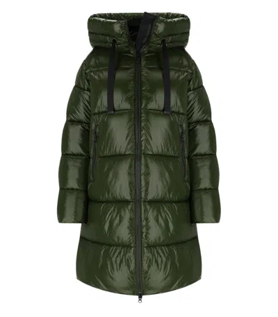 Save The Duck Isabel Green Hooded Padded Coat