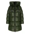 Save The Duck Isabel Green Hooded Padded Coat In Green