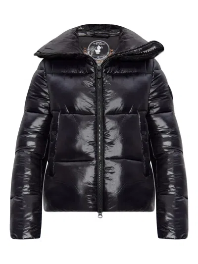 SAVE THE DUCK ISLA DOWN JACKET WITH LAQUÉ FINISH