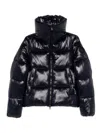 Save The Duck Isla Down Jacket With Laqué Finish In Black