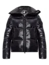 Save The Duck Isla Down Jacket With Laqué Finish In Black