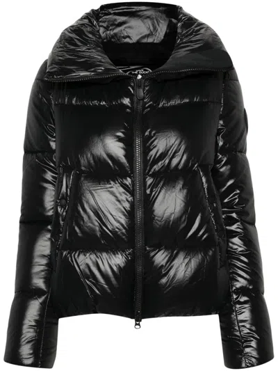 Save The Duck Moma Black Cropped Padded Jacket