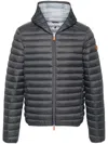 Save The Duck Donald Hooded Padded Jacket In Grau 1