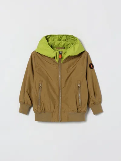 Save The Duck Jacket  Kids Color Kaki In Brown