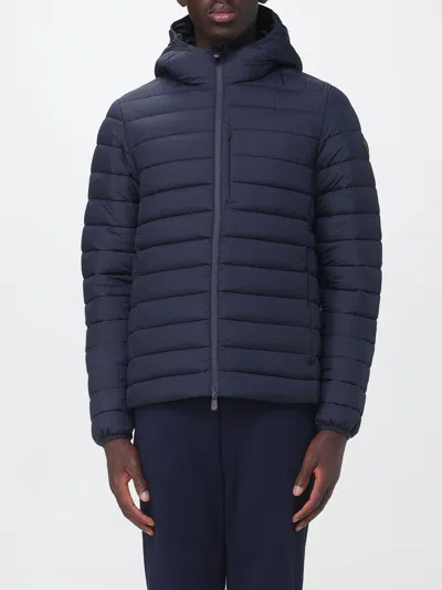 Save The Duck Jacket Men Color Blue