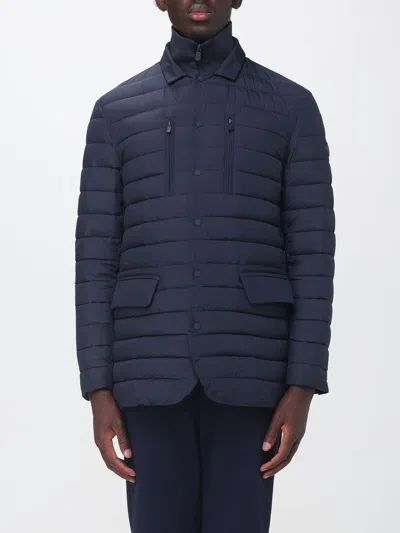 Save The Duck Jacket Men Color Blue In Transparent