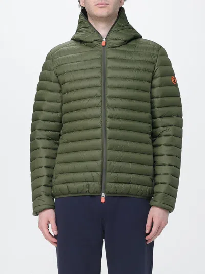Save The Duck Jacket  Men Color Green In Gray