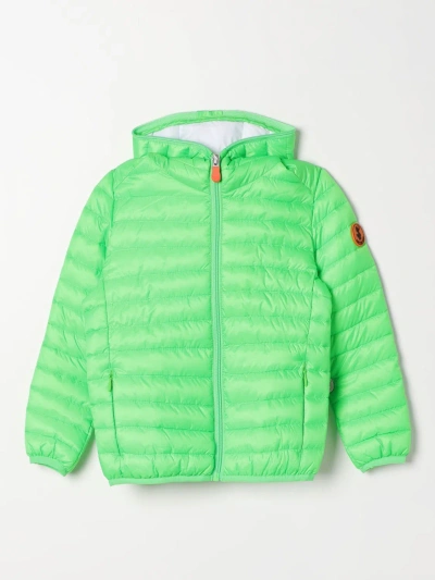 Save The Duck Jacket  Kids Color Acid Green