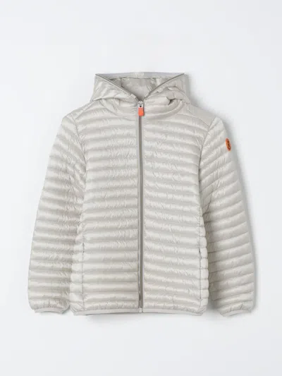 Save The Duck Jacket  Kids Color Beige In Gray