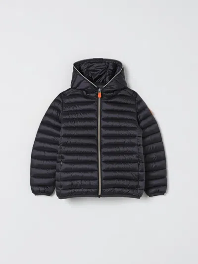 Save The Duck Jacket  Kids Color Black In Blue