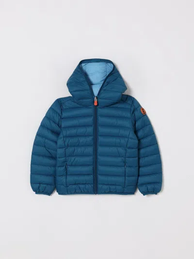 Save The Duck Jacket  Kids Color Cobalt In Black