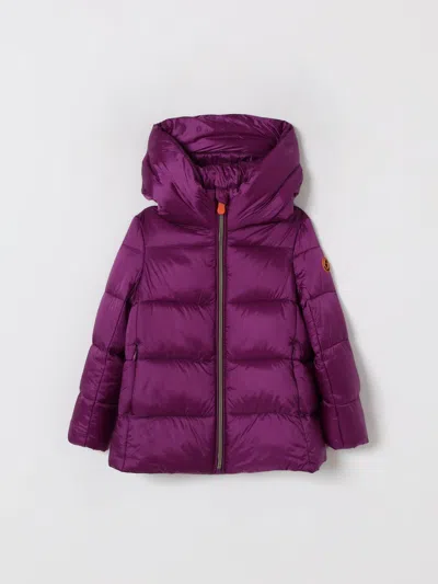 Save The Duck Jacket  Kids Color Cyclamen In Purple
