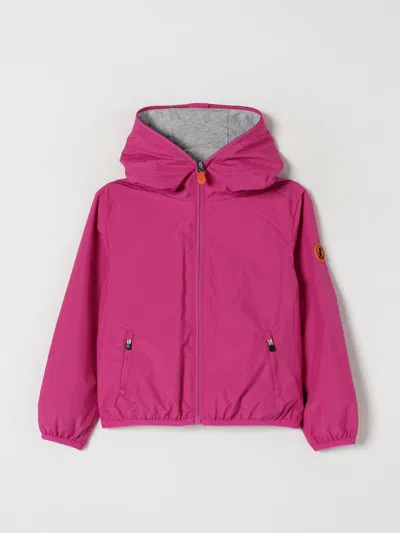 Save The Duck Jacket  Kids Color Fuchsia