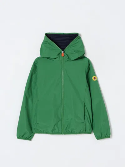 Save The Duck Jacket  Kids Color Green