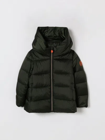 Save The Duck Jacket  Kids Color Green