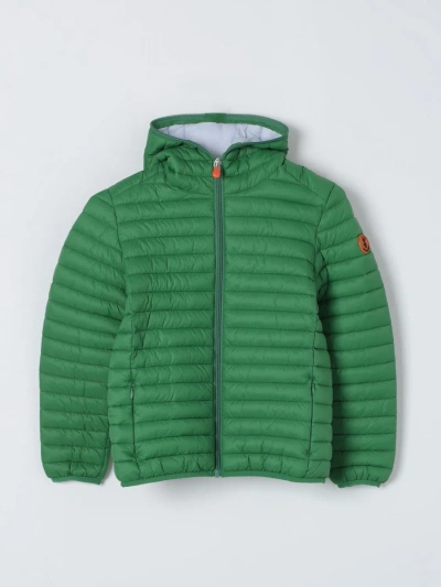 Save The Duck Jacket  Kids Colour Green