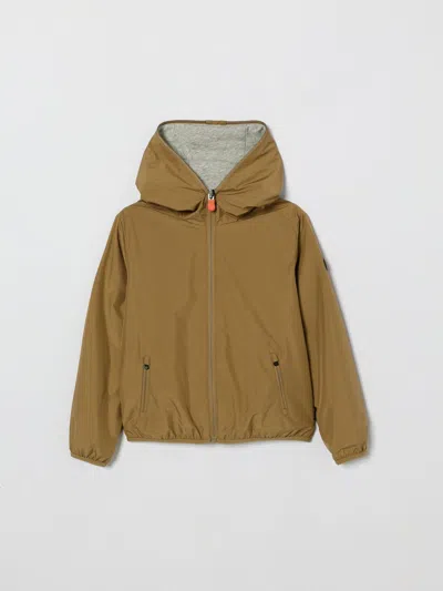 Save The Duck Jacket  Kids Color Kaki In Brown