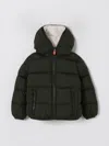 Save The Duck Jacket  Kids Color Olive In Black
