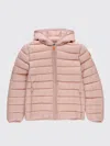 Save The Duck Ladies Pink Daisy Animal Free Hooded Puffer Jacket In Pink