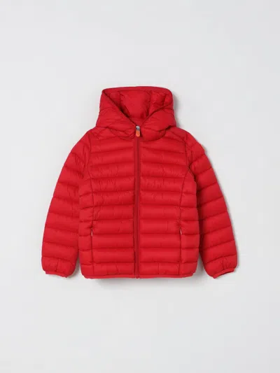 Save The Duck Jacket  Kids Color Red