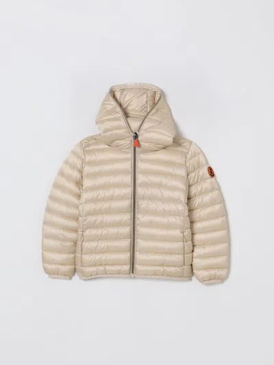 Save The Duck Jacket  Kids Color Sand In Neutral