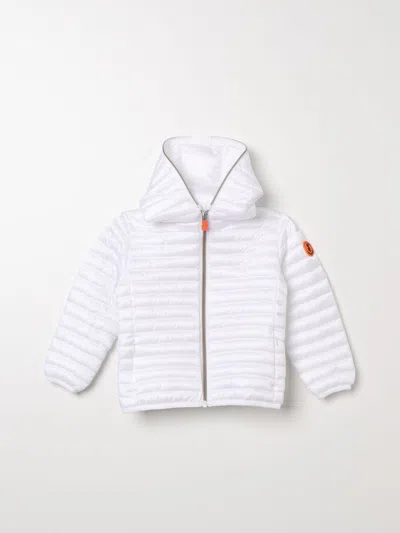 Save The Duck Jacket  Kids Color White