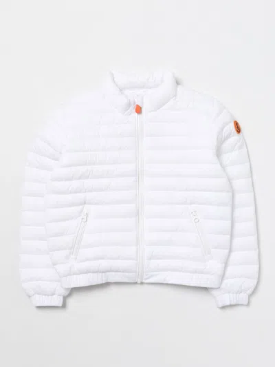 Save The Duck Jacket  Kids Colour White