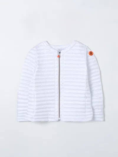 Save The Duck Jacket  Kids Color White