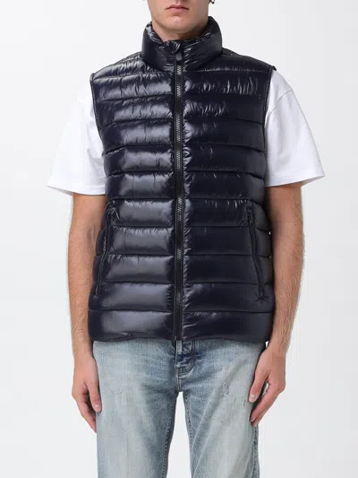 Save The Duck Jacket  Men Color Blue