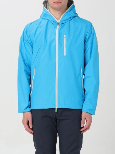 Save The Duck Jacket  Men Colour Gnawed Blue