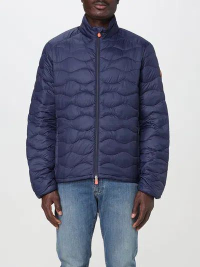 Save The Duck Jacket  Men Color Navy