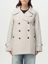 Save The Duck Trench Coat  Woman Color Yellow Cream In Beige