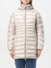 Save The Duck Caroline Water Resistant Coat With Faux Fur Lining In Beige