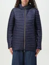 Save The Duck Morena Blaue Kapuzenjacke In Schwarz