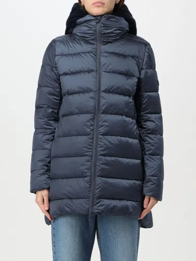 Save The Duck Jacket  Woman Color Blue In Blau