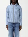 Save The Duck Jacket  Woman Color Gnawed Blue In Gnawed Blue