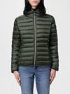 Save The Duck Jacket  Woman Color Green