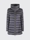 Save The Duck Lydia Funnel-neck Padded Jacket In Gray