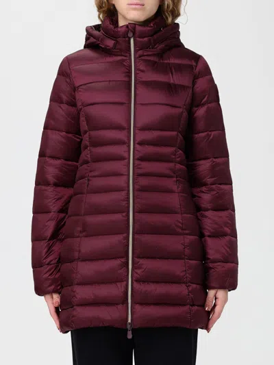 Save The Duck Jacket  Woman Color Red In Burgundy