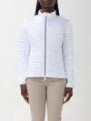 Save The Duck A-line Silhouette Lightweight Quilted Nylon Jacket In White