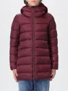 Save The Duck Jacket  Woman Color Wine In Burgundy