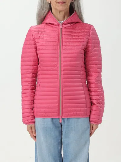 Save The Duck Jacket  Woman Color Fuchsia