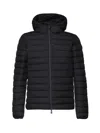 Save The Duck Logo-patch Padded Hooded Jacket