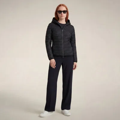 Save The Duck Jacket With Hood Alexa-iris22 In Black