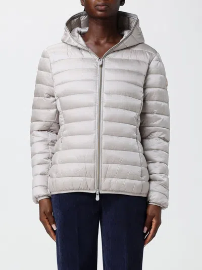 Save The Duck Alexis Quilted Hooded Jacket In Gray