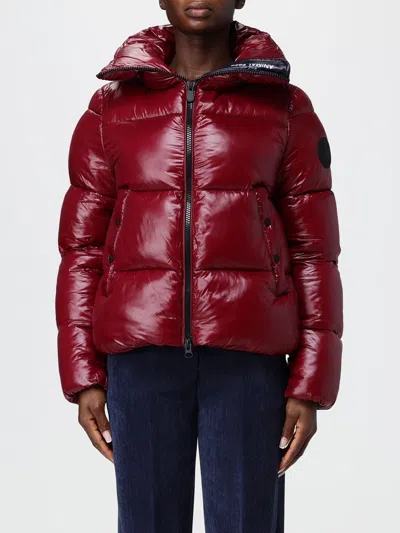 Save The Duck Jacket Woman Color Burgundy In Multi