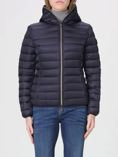Save The Duck Jacket Woman  In Blue