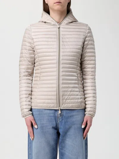 Save The Duck Jacket Woman  In Neutral